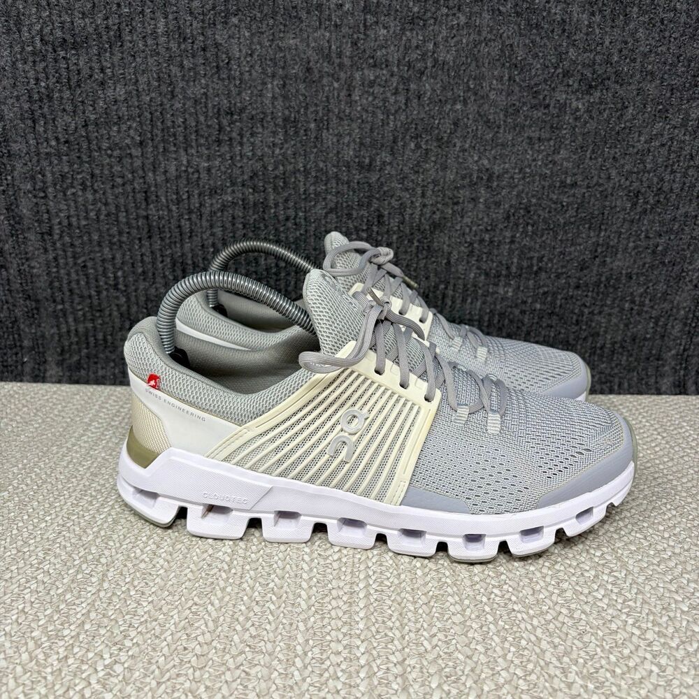 On Cloud Cloudswift Grey White Athletic Running Shoes Sneakers Women’s Size 9
